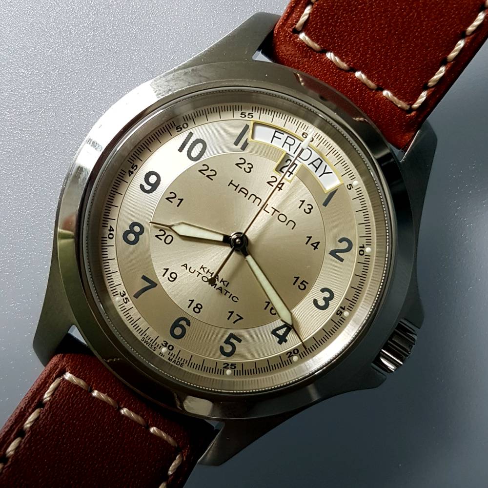 Relojes exclusivos Hamilton Khaki Field King Day-Date H64455523
