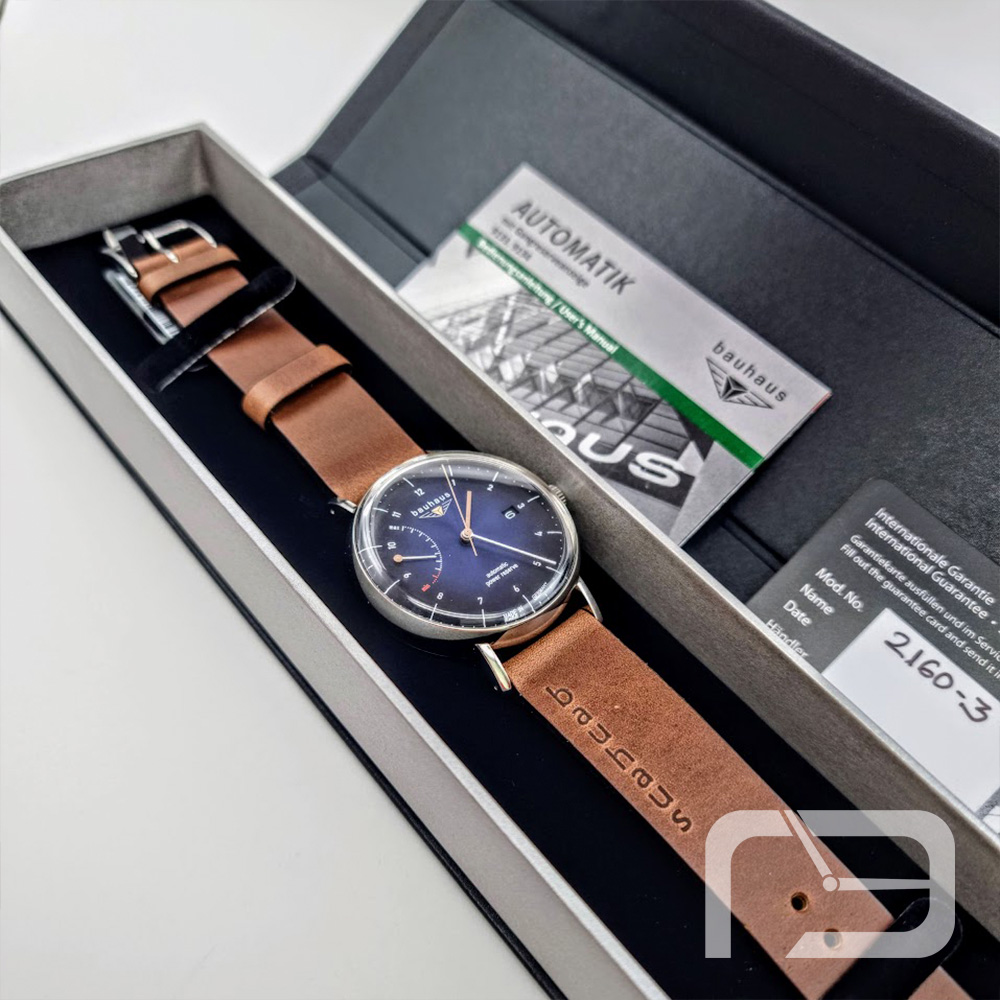 Bauhaus Power Reserve 2160-3 – Relojes exclusivos