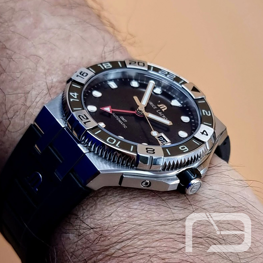Aikon Relojes Maurice Venturer – AI6158-SS001-330-2 exclusivos Lacroix GMT