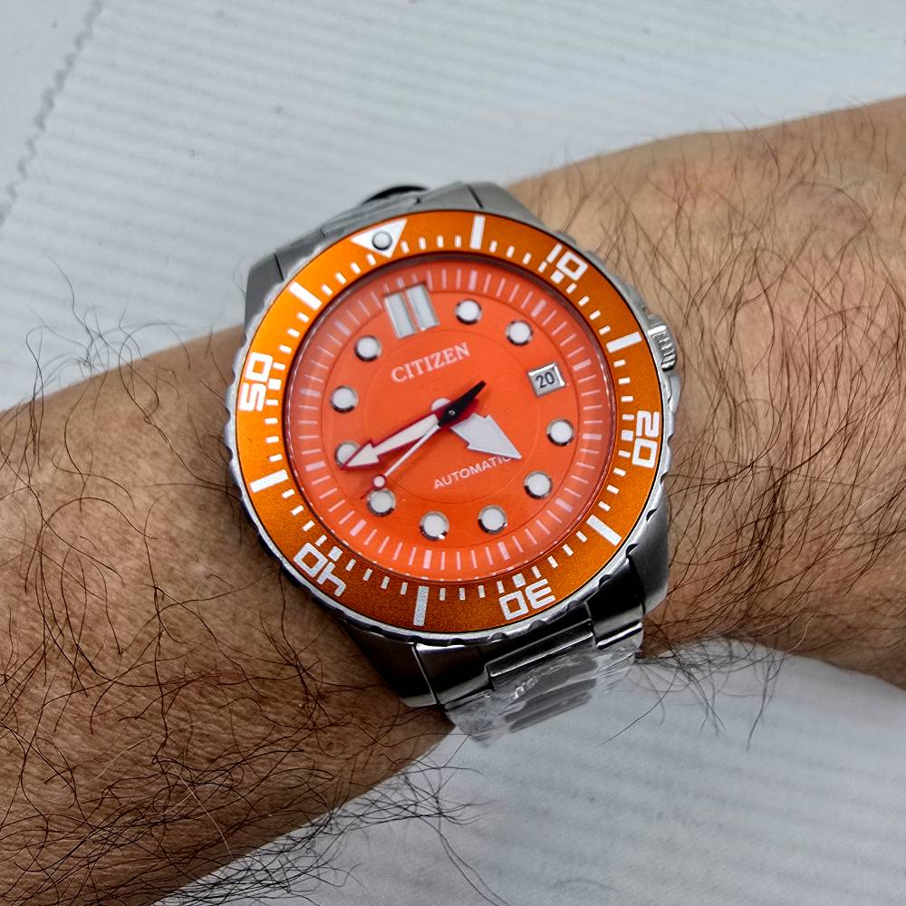 Relojes exclusivos - Citizen Promaster Marine Orange NJ0128-80X