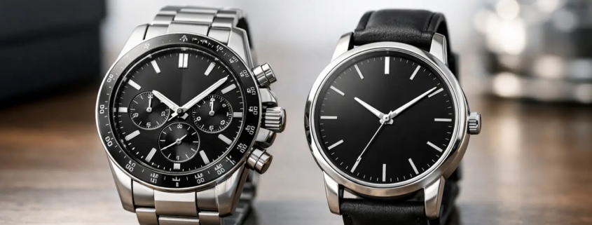 Chronograph vs three hand watch, ¿cuál elegir?
