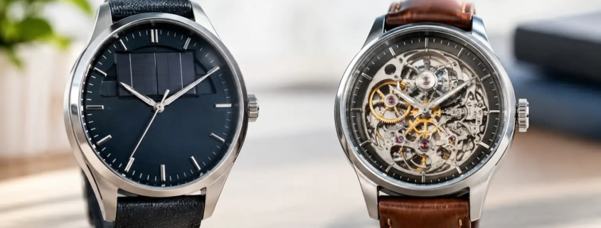 Reloj solar vs automático: cuál te conviene