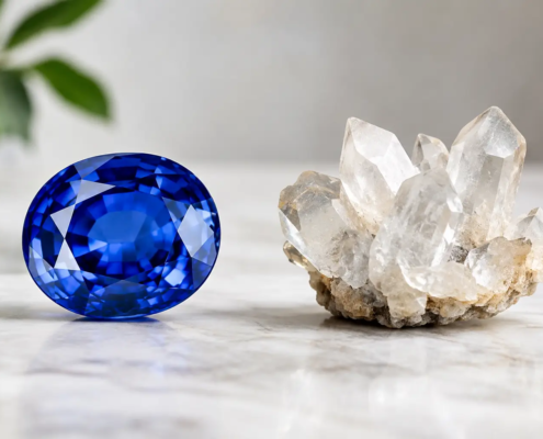 Zafiro frente a mineral: ¿qué cristal elegir?